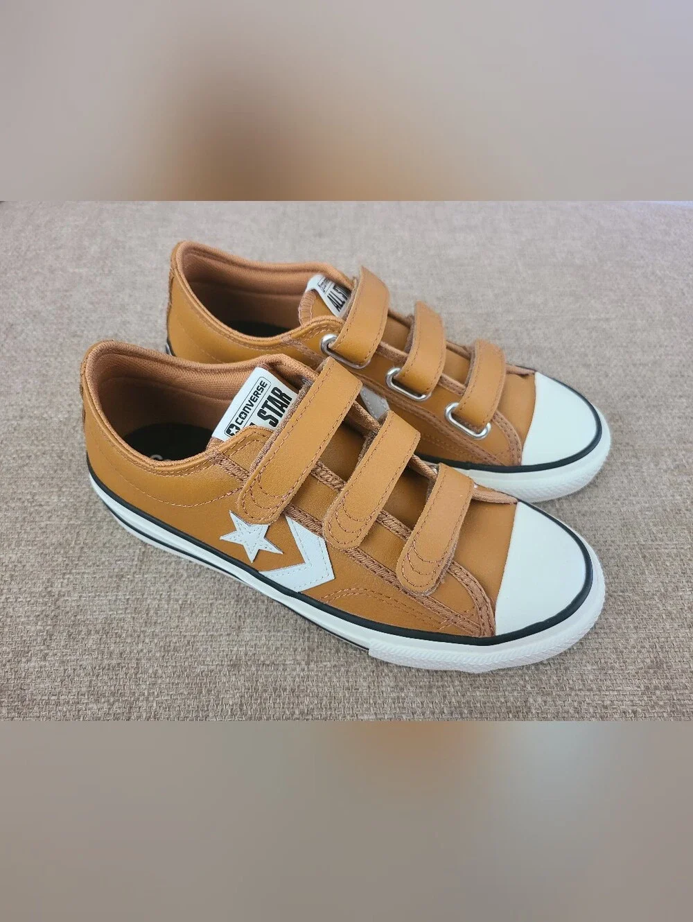 NEW Converse Kids Easy-On Star Player Oxford Leather Sneakers - Sz 3